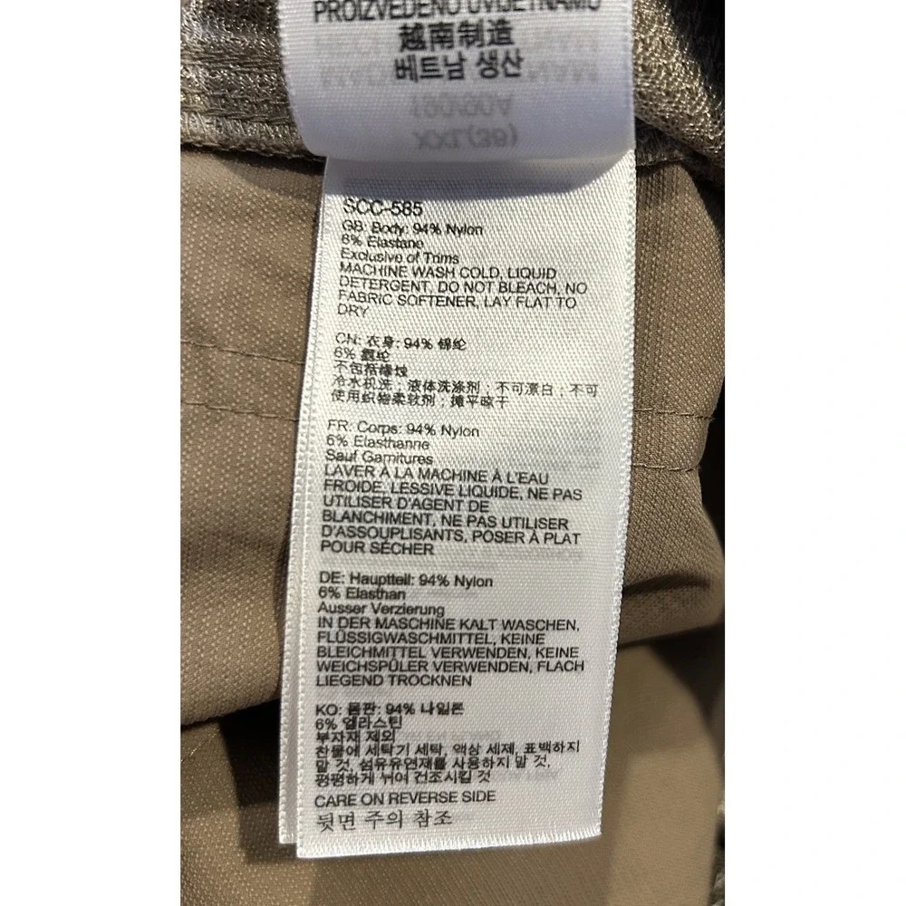 Marmot Shorts Men's 38 Khaki Stretch Performance‎ Nylon Tech Pocket Hike